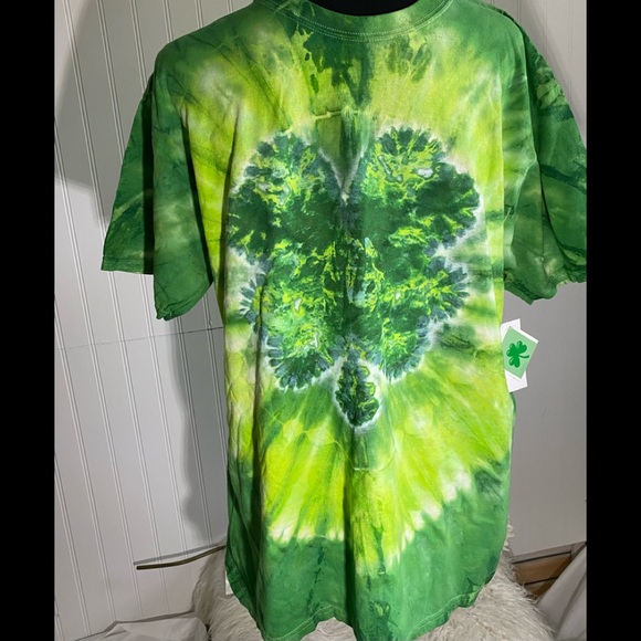 Lucky Brand Other - 4 Leaf Clover☘️ Men’s Green Tie Die Tee, Size L